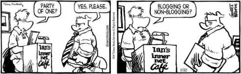 blogging v nonblogging